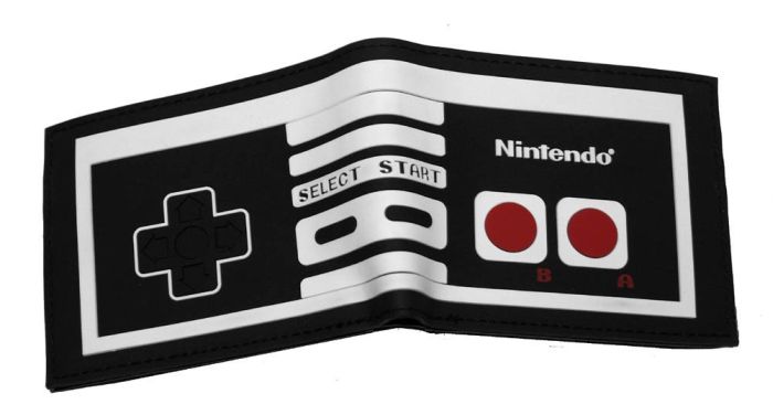 Nintendo Entertainment System NES Retro Controller Bifold Wallet Nintendo Entertainment System NES Retro Controller Bifold Wallet