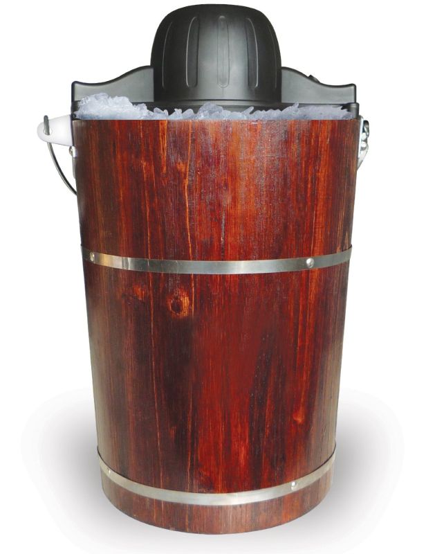 Ice Cream Maker Electric and Hand Crank Operation