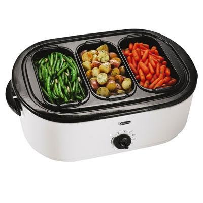 18-Quart Roaster Oven with Buffet Server, 18-Quart Roaster Oven with Buffet Server,