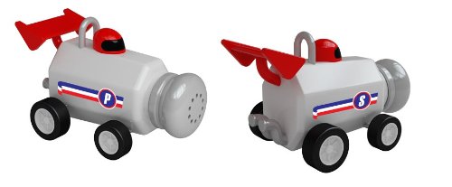 Racer Cars Salt and Pepper Shakers Racer Cars Salt and Pepper Shakers