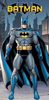 Batman In City Beach Towel Batman In City Beach Towel