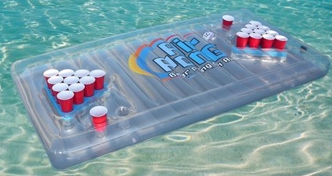The Air Pong Table - The Portable, Inflatable Beer Pong Table