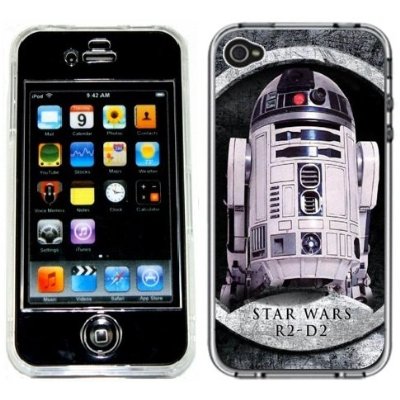 R2D2 Star Wars Handmade iPhone 4 4S Full Hard Plastic Case R2D2 Star Wars Handmade iPhone 4 4S Full Hard Plastic Case