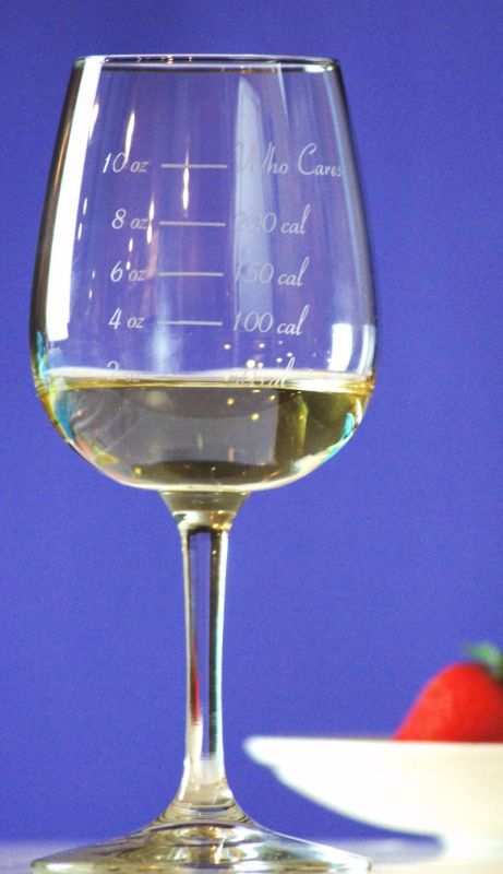 Caloric Cuvée® Calorie Counting Wine Glass Caloric Cuvée® Calorie Counting Wine Glass