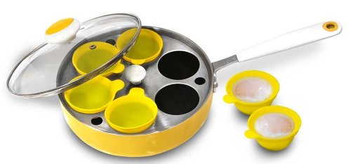 6-Egg Poacher with Silicone Egg Cups 6-Egg Poacher with Silicone Egg Cups