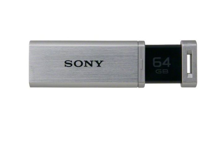 Sony 64GB Micro Vault Q-Series Flash Drive, Silver, 3.0 USB Sony 64GB Micro Vault Q-Series Flash Drive, Silver, 3.0 USB