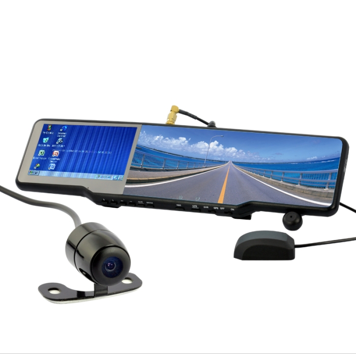 All-in-one Car Bluetooth Rearview Mirror Kit All-in-one Car Bluetooth Rearview Mirror Kit