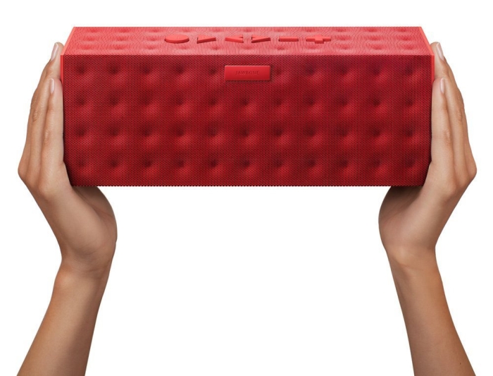 Jawbone BIG JAMBOX Wireless Bluetooth Speaker - Red Dot - Retail Packaging - FRNT BIG JAMBOX Wireless Bluetooth Speaker