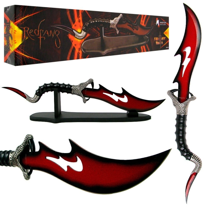 Fantasy Master Red fang Viper Dagger, 21.5-Inch - MAIN Fantasy Master Red fang Viper Dagger