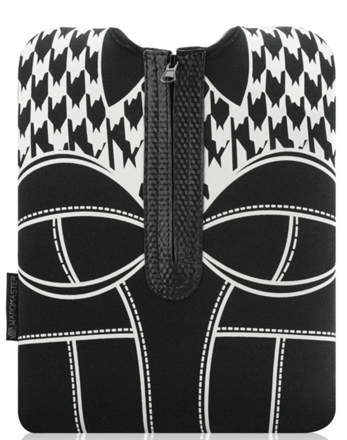 Amazon.com Wardmaster Cat Bra iPad _ 10' Neoprene Sleeve in Black & White - MAIN