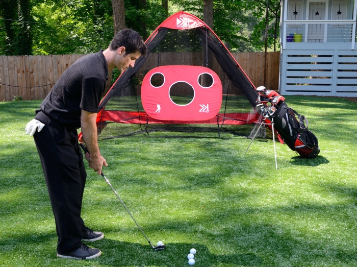 The RUKK NET Pop-Up Golf Practice Net Amazon.com Sports & Outdoors - PT06