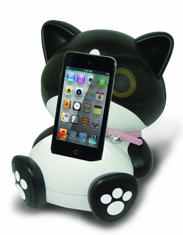 Electric Friends Ki Ki the Cat Speaker Docking Station for iPod and iPhone - LEFT Cat Speaker Docking Station for iPod and iPhone