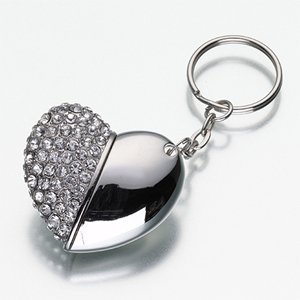 High Quality 32 GB heart Shape Crystal Jewelry USB Flash Memory Drive Keychain High Quality 32 GB heart Shape Crystal Jewelry USB Flash Memory Drive Keychain