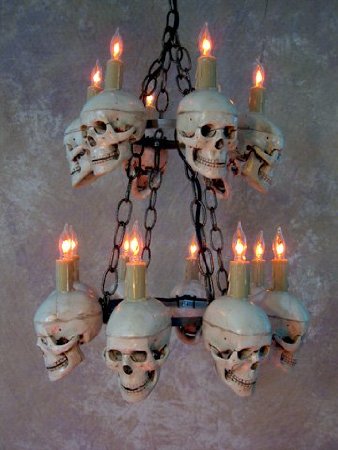 Tiered Medium Skull Chandelier Tiered Medium Skull Chandelier