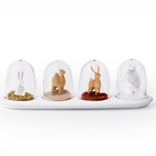  Spice Shaker Set Animal Parade