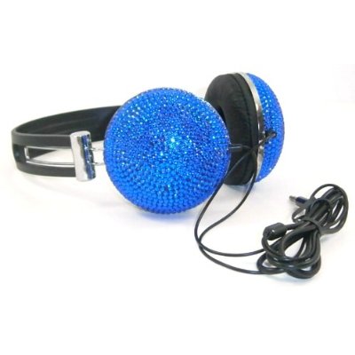Blue Crystal Rhinestone Bling Dj Blue Crystal Rhinestone Bling Dj