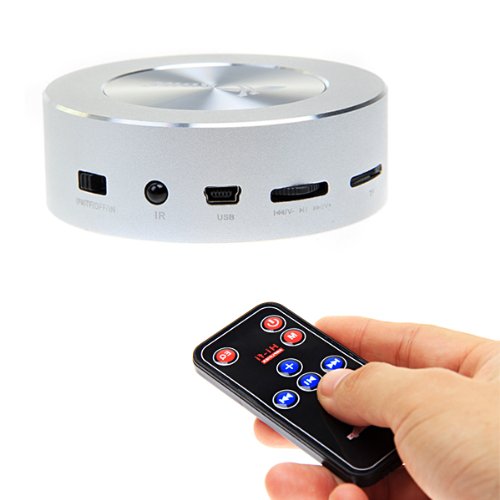 Silver 360 Degree Vibration Portable Speaker Silver 360 Degree Vibration Portable Speaker