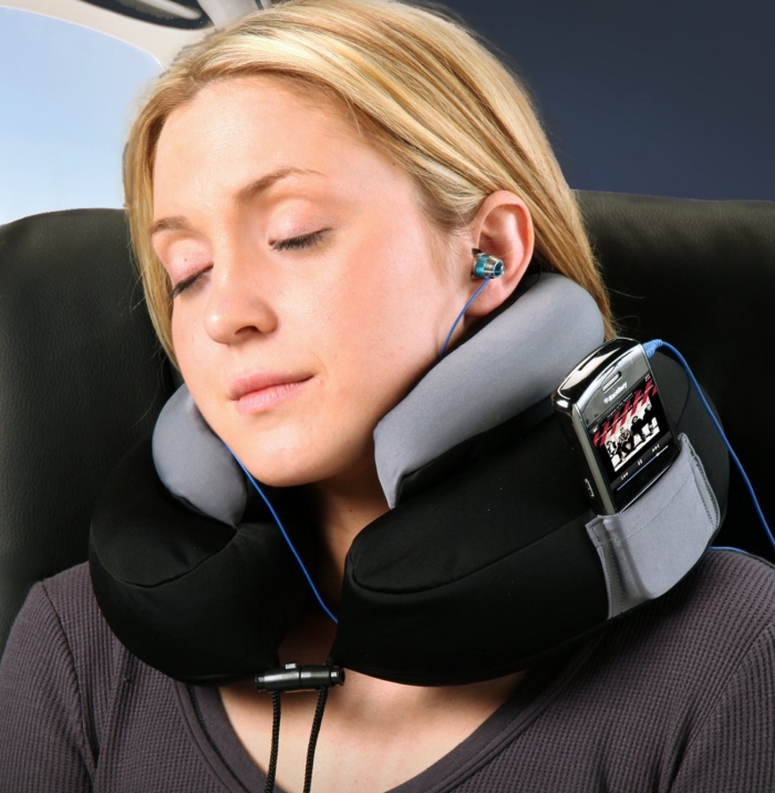 Neck Pillow and Travel Pillow with Beads Neck Pillow and Travel Pillow with Beads