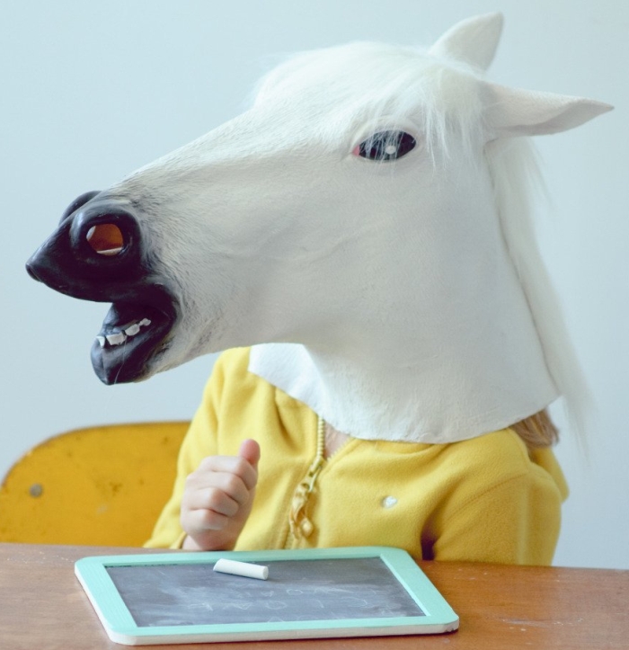 White Horse Head Mask White Horse Head Mask