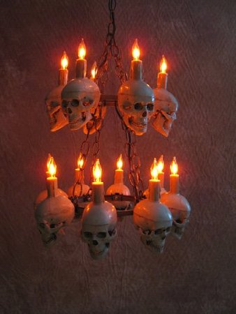 Tiered Medium Skull Chandelier Tiered Medium Skull Chandelier