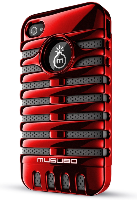 Musubo Retro Case for iPhone 4_4S-Red - MAIN Musubo Retro Case for iPhone 4/4S-Red
