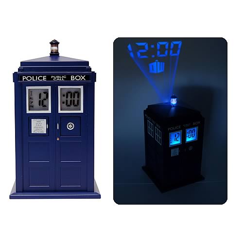 Doctor Who TARDIS Projection Alarm Clock 