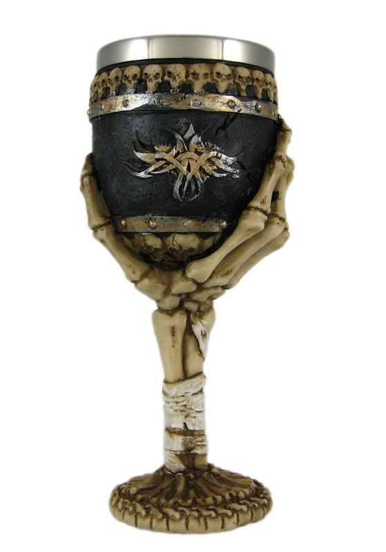 Skeletal Hand Wine Goblet Bones