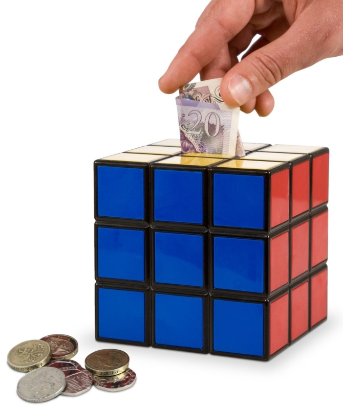 Rubik's Cube Money Box Rubik's Cube Money Box