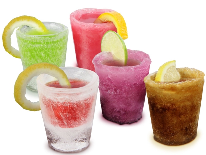 Freeze Ice Shot Glasses Frozen ice moulds x 12 Pack Freeze Ice Shot Glasses Frozen ice moulds x 12 Pack