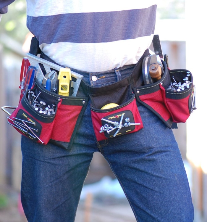 Magnetic Carpenter's Tool Belt Magnetic Carpenter's Tool Belt
