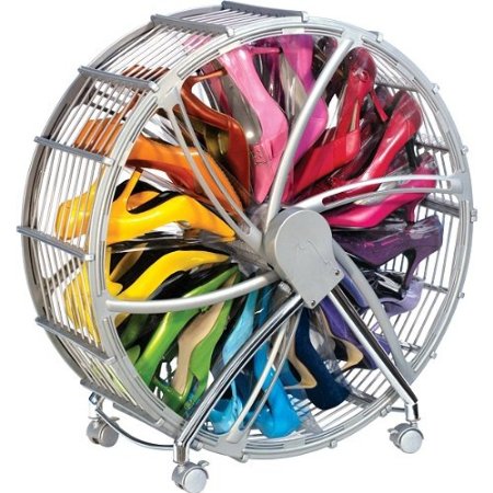 Shoe Wheel Organizer with Dust Cover Shoe Wheel Organizer with Dust Cover