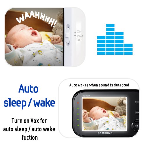 Samsung SEW-3036WN Wireless Video Baby Monitor with Infrared Night Vision Samsung SEW-3036WN Wireless Video Baby Monitor with Infrared Night Vision