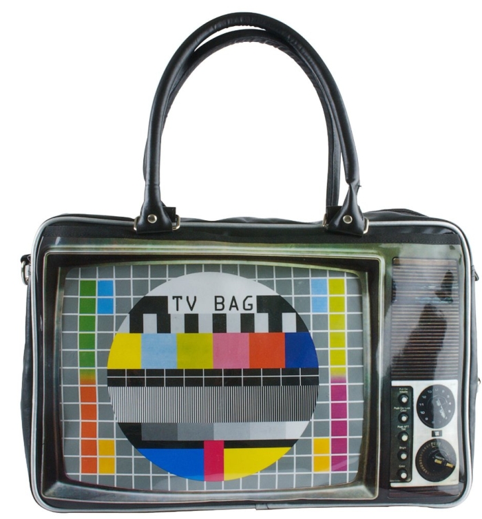 TV Print Weekend Bag