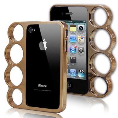 Knuckle Bumper Case for iPhone 4S / 4 - Coffee Knuckle Bumper Case for iPhone 4S / 4 - Coffee