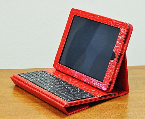 Crocodile Alligator Design Removable Bluetooth Keyboard Case and Stand For iPad 2 3 and 4th Gen Crocodile Alligator Design Removable Bluetooth Keyboard Case and Stand For iPad 2 3 and 4th Gen