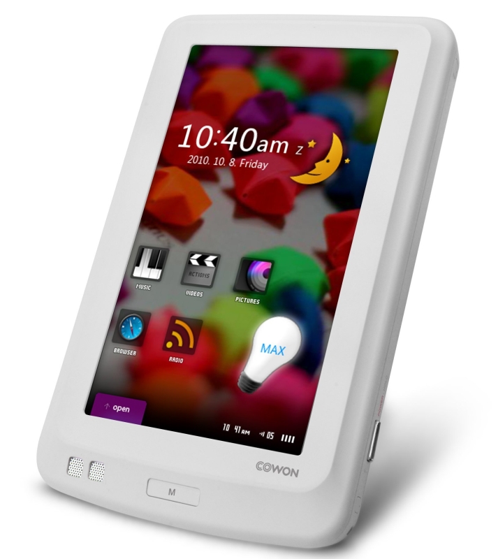 Amazon.com Cowon X7 120GB MP4 Player with 4.3-Inch TFT LCD (White) - MAIN