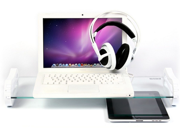 iRoo iBoard Premium Desk Organizer Tempered Glass