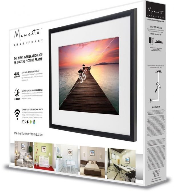 Memento 35 In. 4K Smart Digital Photo Frame 7 Gadgets