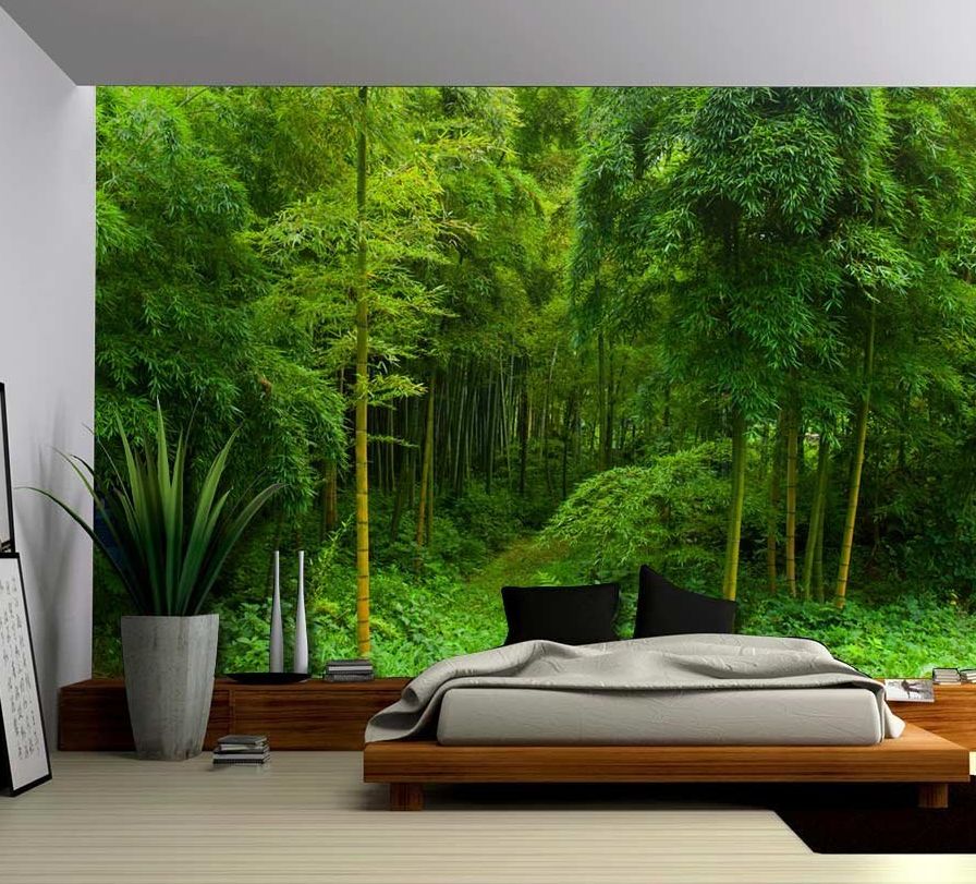 Hidden Path in a Bamboo Forest Wall Mural  7 Gadgets